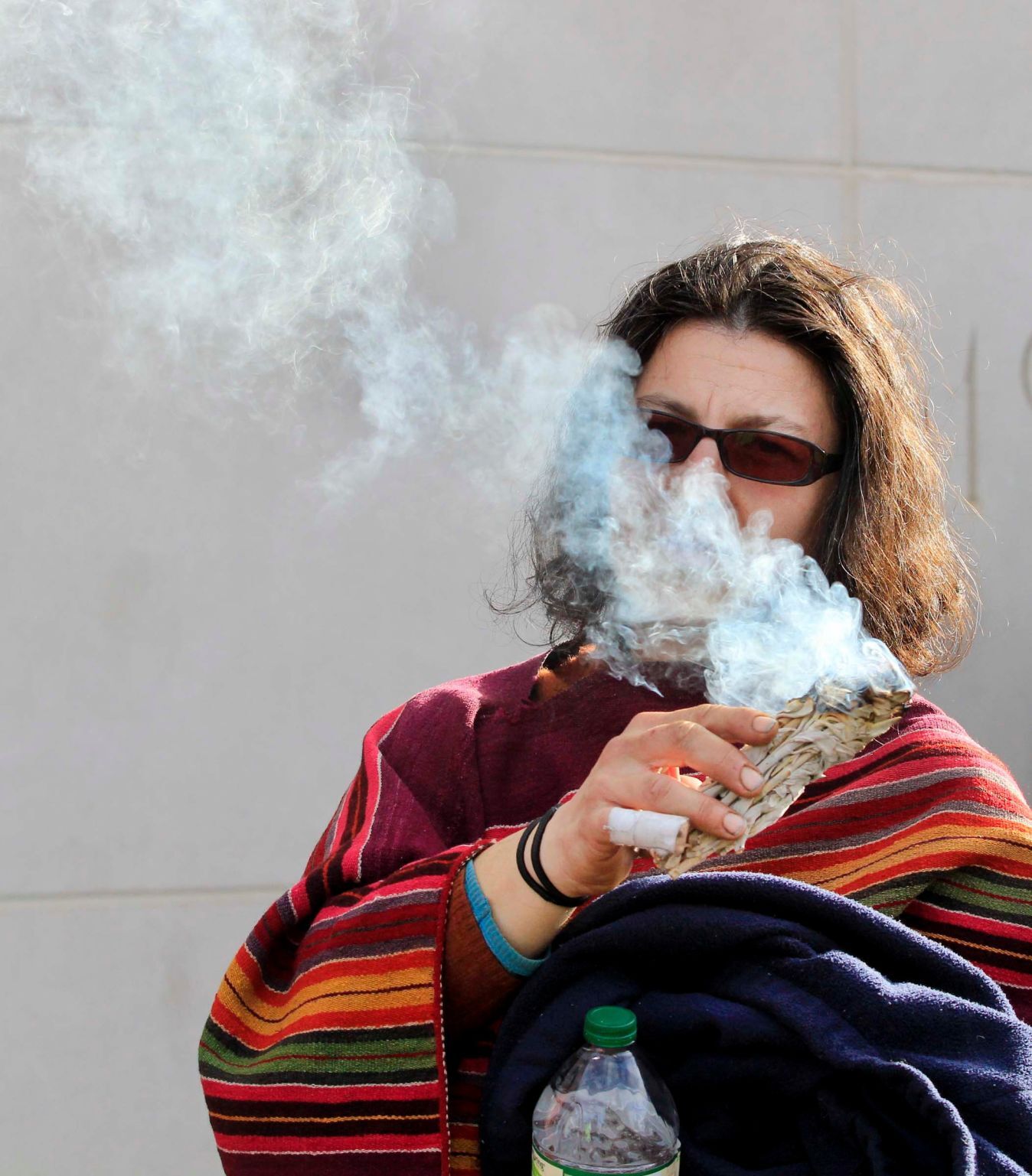 Burning sage